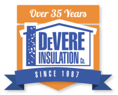 DeVere Insulation Logo; over 35 years in business